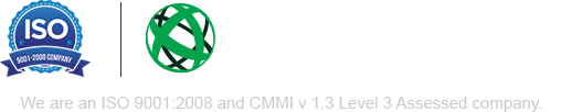 We are an ISO 9001:2008 and CMMI Level 3 Assesses company.